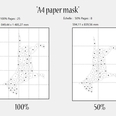 Tranh treo tường chó hình học – phong cách “Bull Terrier”
