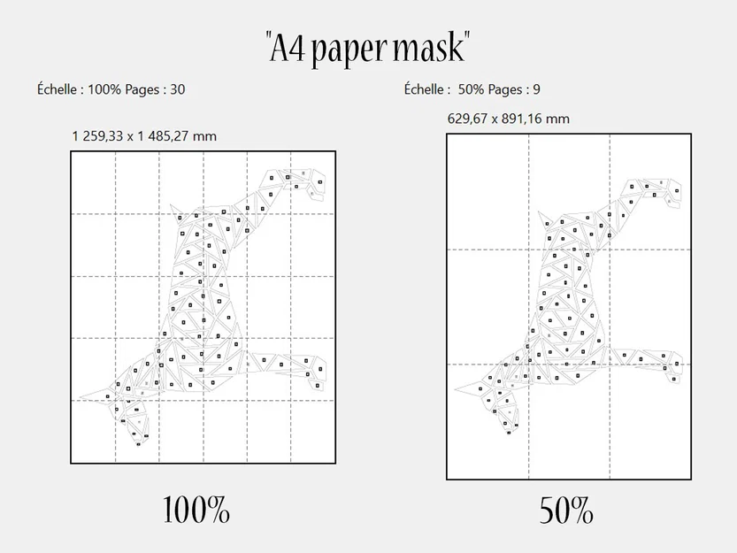 Tranh tường chó hình học – phong cách “Dobermann” - Image 4
