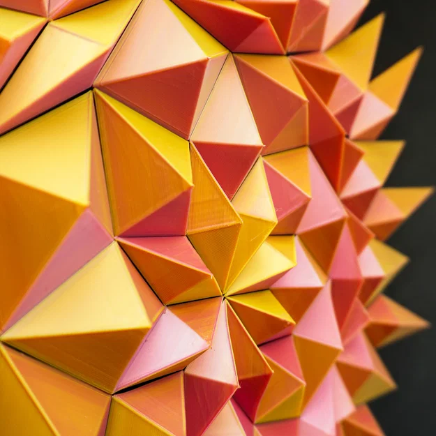 Thiết kế treo tường Sao/Mặt Trời hình học (Geometric Star/Sun) - Image 3
