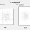 Thiết kế treo tường Sao/Mặt Trời hình học (Geometric Star/Sun) - Thumbnail 6
