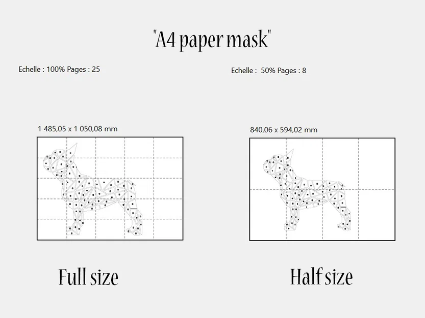 Tranh treo tường Bulldog Pháp hình học (Geometric French Bulldog wall art) - Image 3