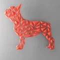Tranh treo tường Bulldog Pháp hình học (Geometric French Bulldog wall art) - Thumbnail 5