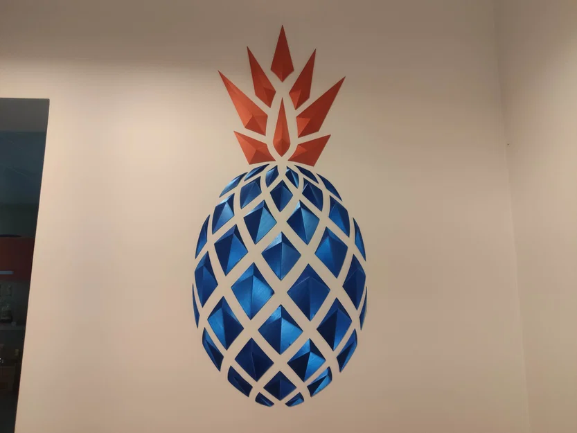 Tranh treo tường Geometric Pineapple (dứa hình học) - Image 3