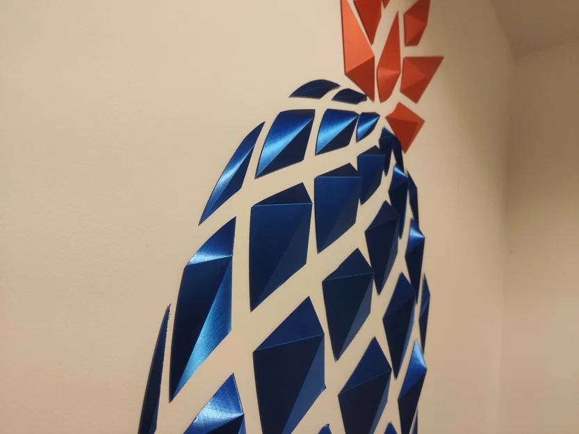 Tranh treo tường Geometric Pineapple (dứa hình học) - Image 4