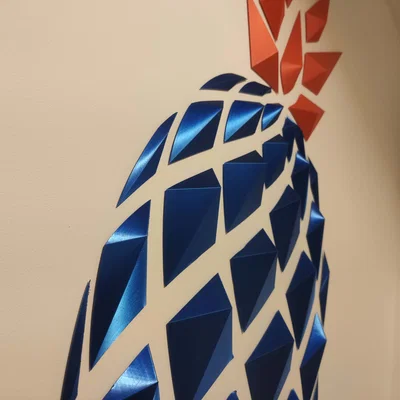 Tranh treo tường Geometric Pineapple (dứa hình học)