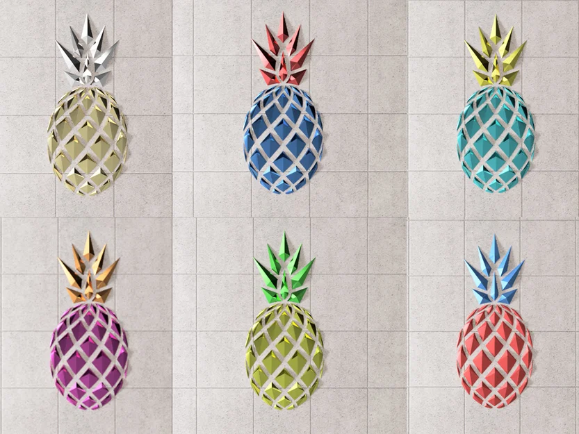 Tranh treo tường Geometric Pineapple (dứa hình học) - Image 6