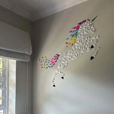 Tranh treo tường Kỳ Lân hình học (chỉ dành cho Princess)