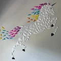 Tranh treo tường Kỳ Lân hình học (chỉ dành cho Princess) - Thumbnail 3
