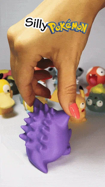 Mô hình Gengar hài hước - Gengar 3D siêu cute cho fan Pokémon - Image 1