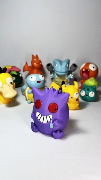 Mô hình Gengar hài hước - Gengar 3D siêu cute cho fan Pokémon - Image 2