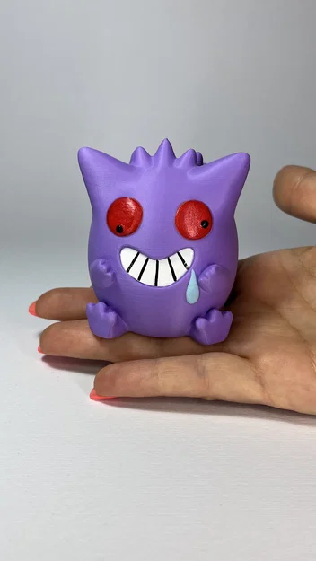 Mô hình Gengar hài hước - Gengar 3D siêu cute cho fan Pokémon - Image 3