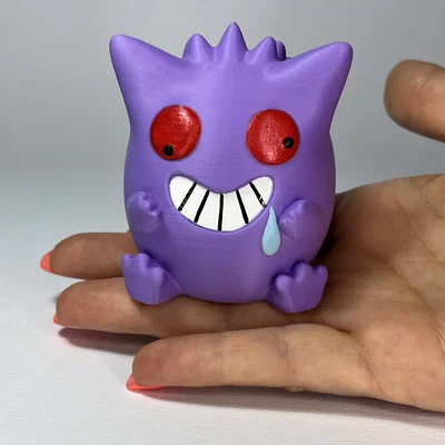Mô hình Gengar hài hước - Gengar 3D siêu cute cho fan Pokémon