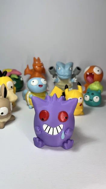 Mô hình Gengar hài hước - Gengar 3D siêu cute cho fan Pokémon - Image 9