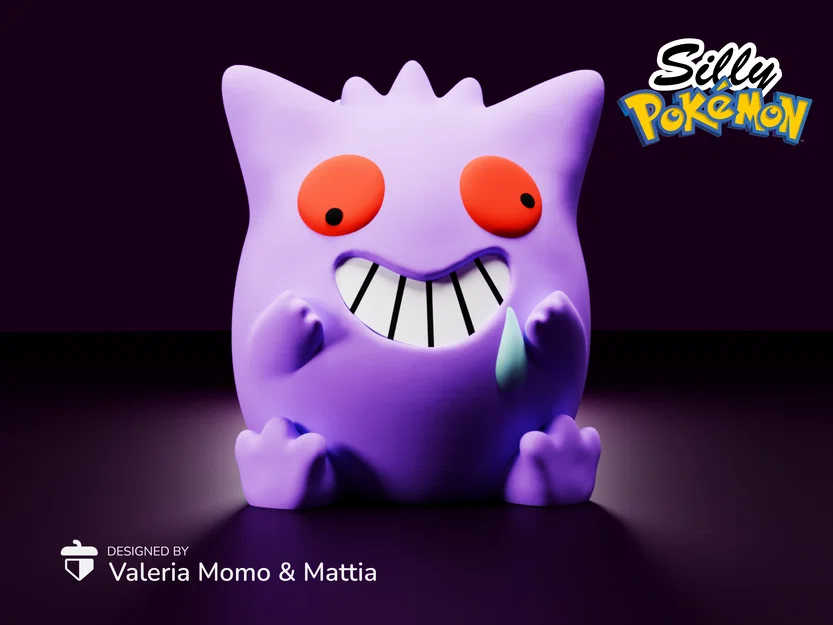 Mô hình Gengar hài hước - Gengar 3D siêu cute cho fan Pokémon - Image 12