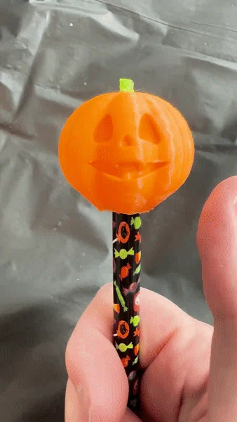 Bí Ngô: Nắp Bút Chì, Nắp Ống Hút, Charm, Móc Khóa, Fidget - Image 2