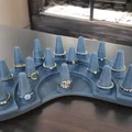 Giá đỡ trưng bày nhẫn Ring Tribune Stand - Mẫu in 3D thông minh - Thumbnail 1