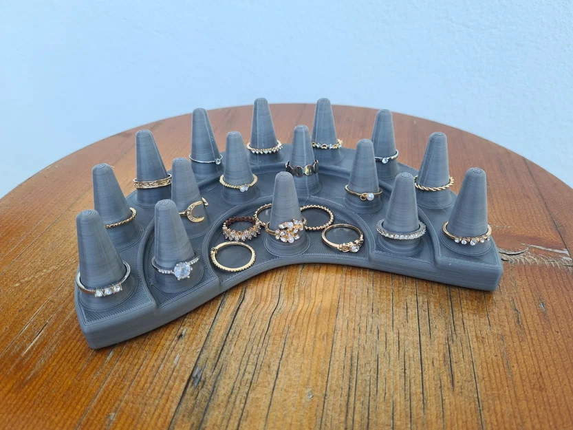 Giá đỡ trưng bày nhẫn Ring Tribune Stand - Mẫu in 3D thông minh - Image 3
