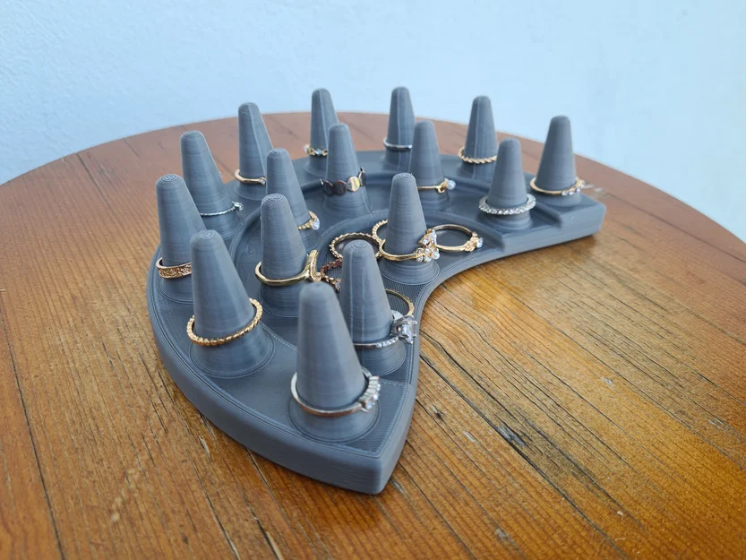 Giá đỡ trưng bày nhẫn Ring Tribune Stand - Mẫu in 3D thông minh - Image 4