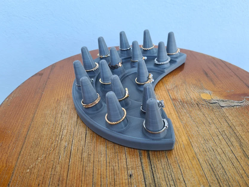 Giá đỡ trưng bày nhẫn Ring Tribune Stand - Mẫu in 3D thông minh - Image 5