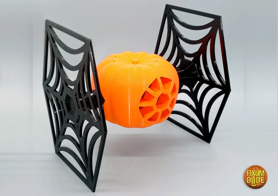Pumpkin PIE Fighter (TIE Fighter Star Wars chủ đề Halloween hình bí ngô) - Image 2