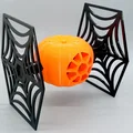 Pumpkin PIE Fighter (TIE Fighter Star Wars chủ đề Halloween hình bí ngô) - Thumbnail 2