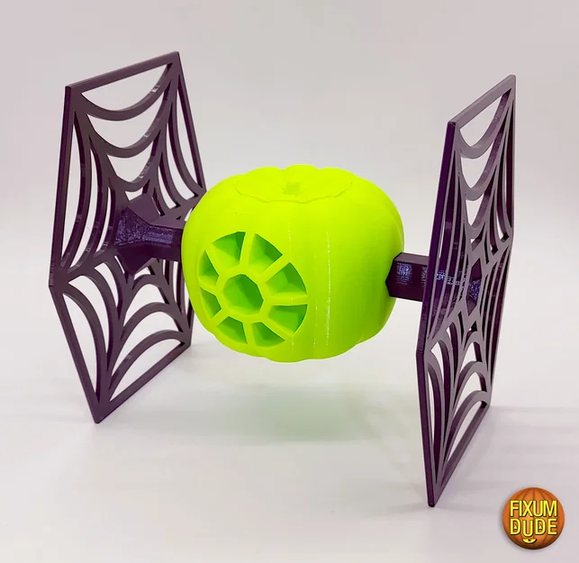 Pumpkin PIE Fighter (TIE Fighter Star Wars chủ đề Halloween hình bí ngô) - Image 3