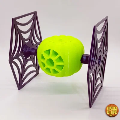 Pumpkin PIE Fighter (TIE Fighter Star Wars chủ đề Halloween hình bí ngô)