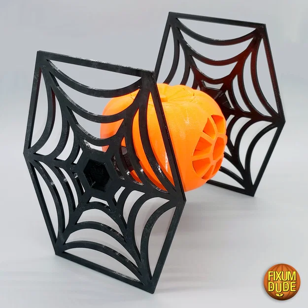 Pumpkin PIE Fighter (TIE Fighter Star Wars chủ đề Halloween hình bí ngô) - Image 4