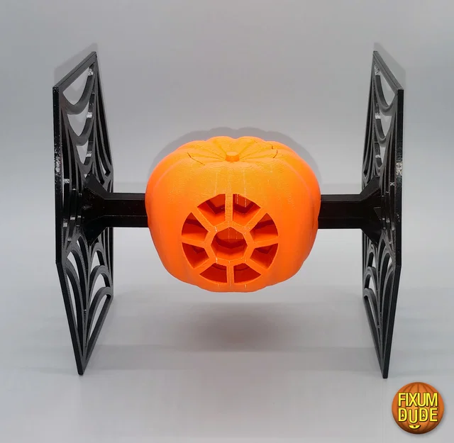 Pumpkin PIE Fighter (TIE Fighter Star Wars chủ đề Halloween hình bí ngô) - Image 5