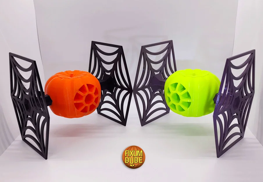 Pumpkin PIE Fighter (TIE Fighter Star Wars chủ đề Halloween hình bí ngô) - Image 6