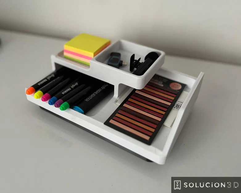 Khay Sắp Xếp Bàn Làm Việc Hiện Đại (Modern Desk Organizer) - Image 3