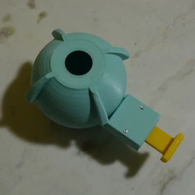 Dụng cụ cắt đôi bóng tennis (Tennisballschneider / Tennis ball cutter)