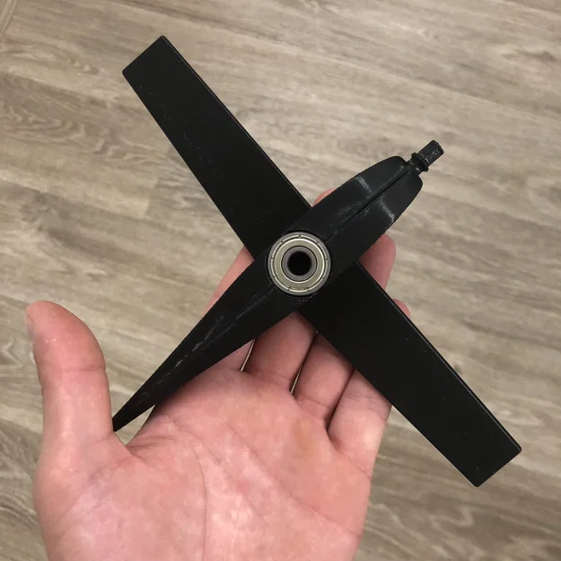 Mô hình máy bay trang trí sân vườn Wind Airplane in 3D - Image 3