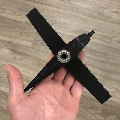 Mô hình máy bay trang trí sân vườn Wind Airplane in 3D