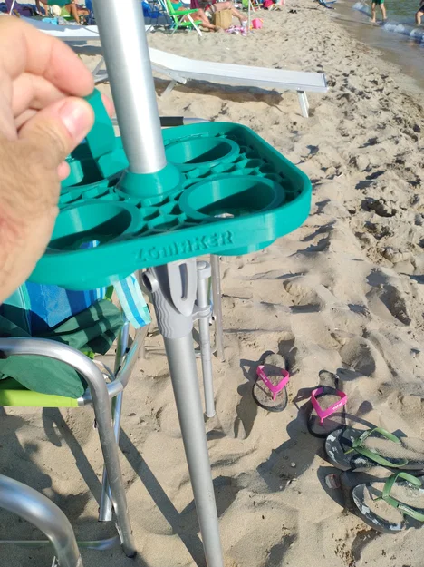 Ô dù bãi biển để bàn (Table beach umbrella) - Image 4