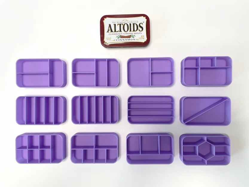Altoids Tin Inserts 2 – Bộ insert cho hộp Altoids - Image 1