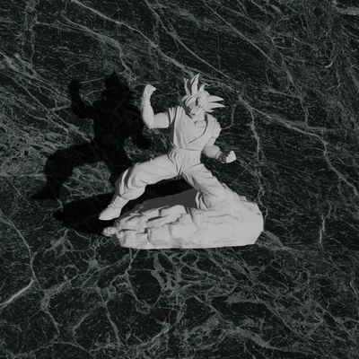 Goku Stone Dragon Ball Z #4 Tối ưu cho 3D Printing