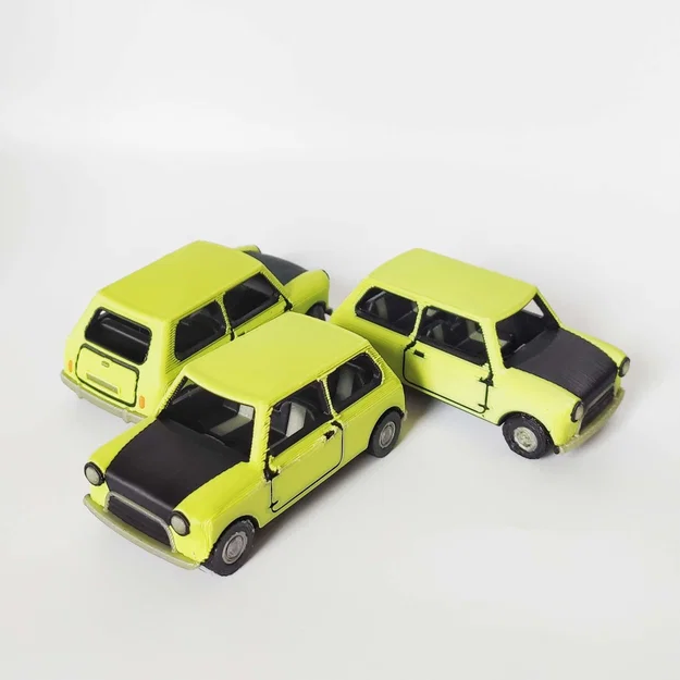 Mini Cooper 1965 Print-in-Place (Bánh Xe Quay Được) - Image 1
