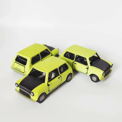 Mini Cooper 1965 Print-in-Place (Bánh Xe Quay Được)