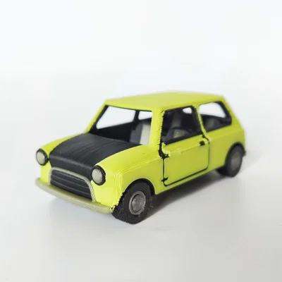 Mini Cooper 1965 Print-in-Place (Bánh Xe Quay Được)