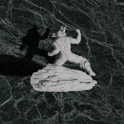 Goku Stone Dragon Ball Z #4 Tối ưu cho 3D Printing