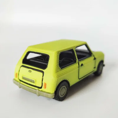 Mini Cooper 1965 Print-in-Place (Bánh Xe Quay Được)