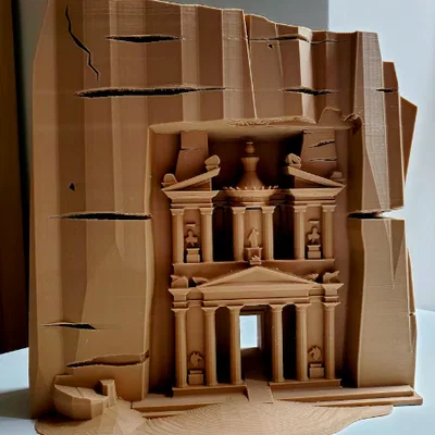 The Treasury - Petra, Jordan | Mô hình 3D in được