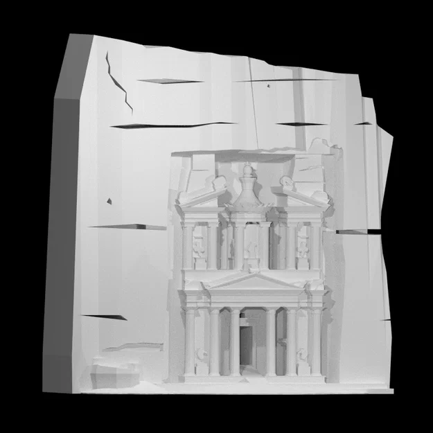 The Treasury - Petra, Jordan | Mô hình 3D in được - Image 10