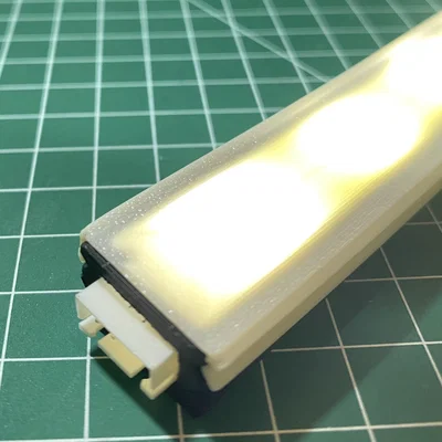 LED Rail + Diffusor (Thanh LED kèm nắp tán sáng)