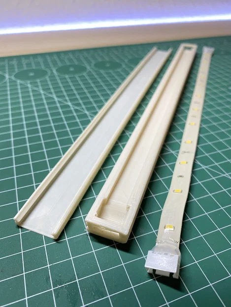 LED Rail + Diffusor (Thanh LED kèm nắp tán sáng) - Image 3