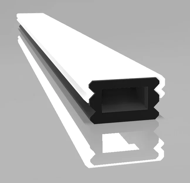 LED Rail + Diffusor (Thanh LED kèm nắp tán sáng) - Image 4