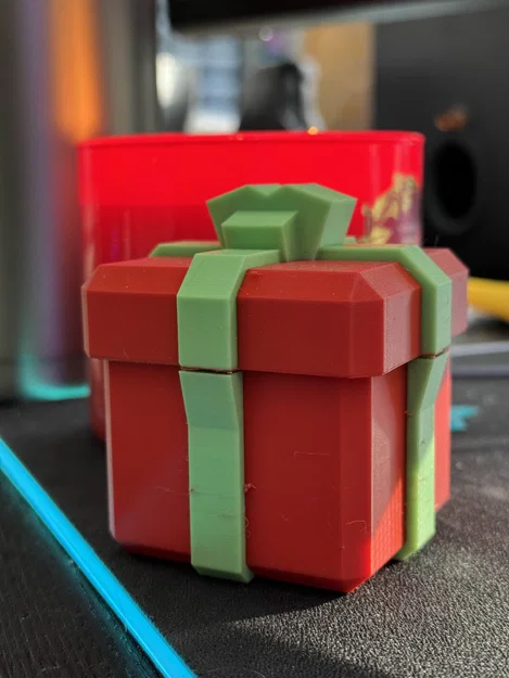 Mẫu in 3D Hộp Quà Giáng Sinh (Christmas Gift Box) dễ thương - Image 1