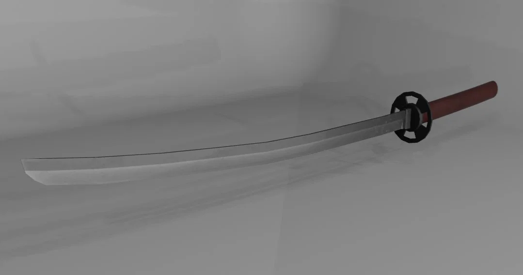 Mô hình kiếm Nhật Katana thiết kế 3D chi tiết - Image 1