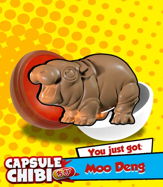 Moo Deng – Hà mã chibi - Image 1